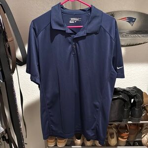 Nike Men's Blue Polo Shirt